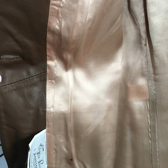 Vintage Leather Blazer - Picture 4 of 5